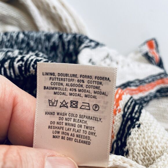 Sleeping on Snow Dress Small Anthopologie Risen Sun Orange Crochet Sweater Boho - Picture 10 of 13